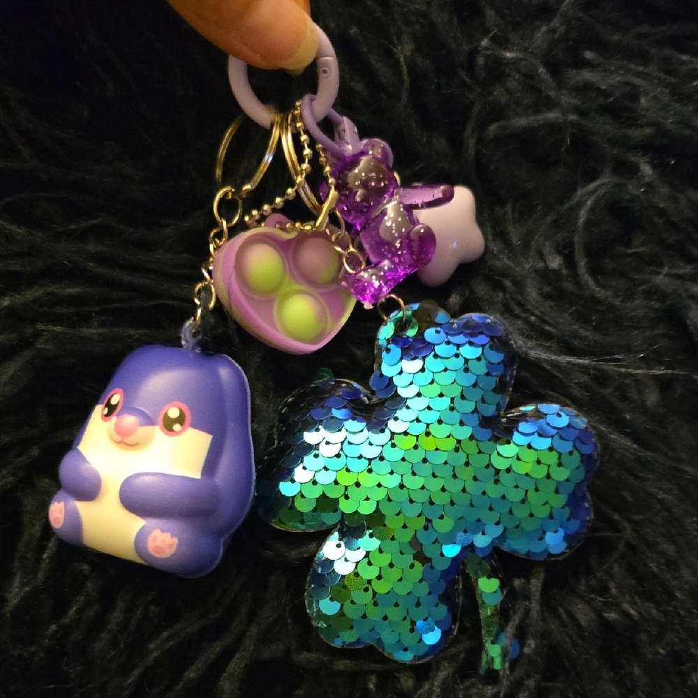 Kids Sensory Keychain ~ Backpack Zipper-pull
